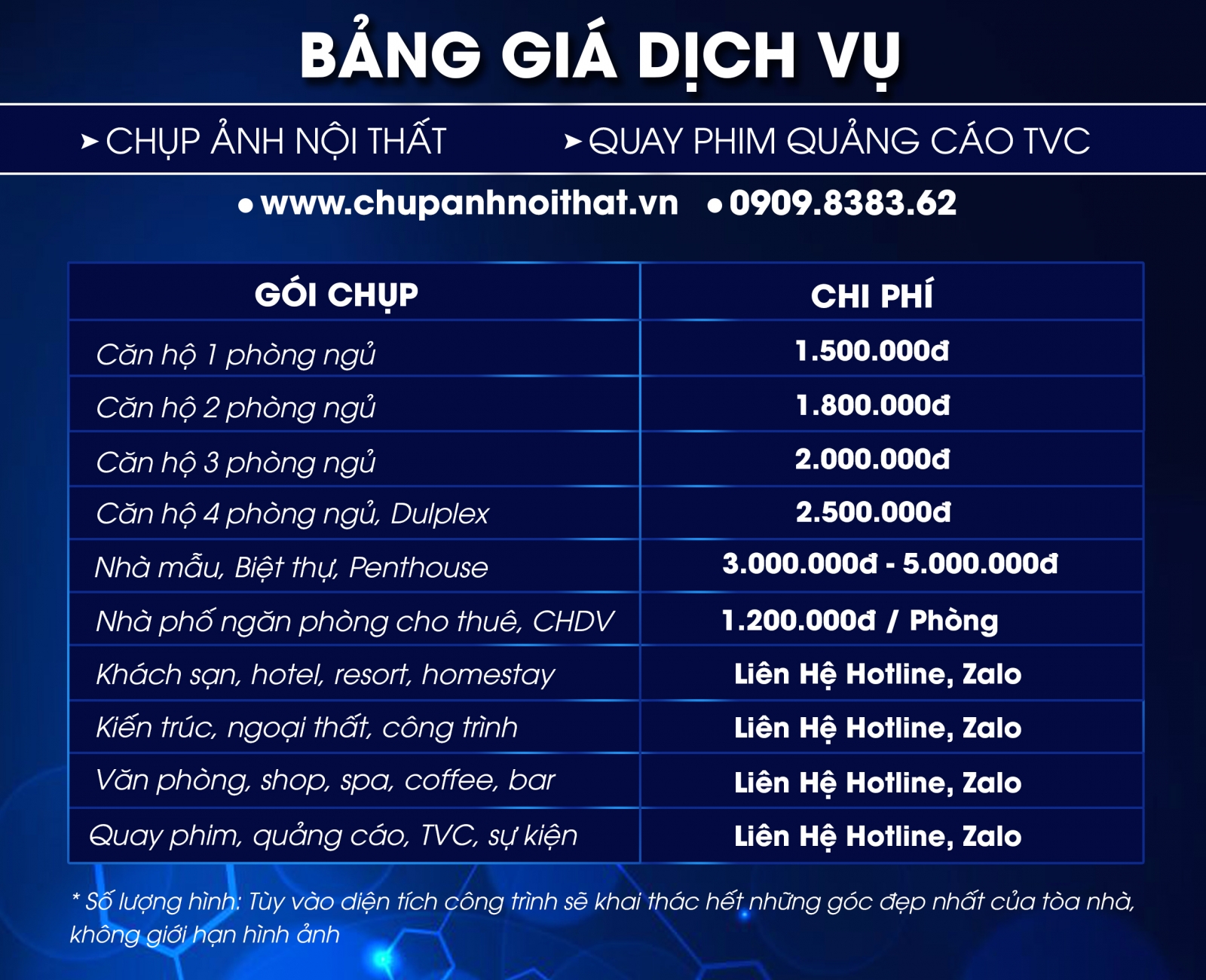 Cho thuê studio chụp ảnh quay phim TPHCM – Giá tốt, chuyên nghiệp, uy tín